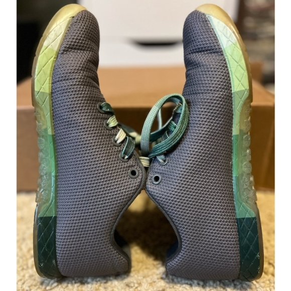Nobull Gradient Trainer Shoes Size Men 7 Women 8.5 Used Worn No Box Gray Green - Picture 7 of 7